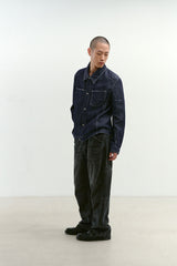Linen Engineered Jacket (Indigo)