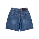 25SS ワイドベーシックデニムショートパンツ ブルー
