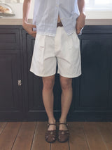 Tsubasa Basic Pintuck Shorts (Belt Set)