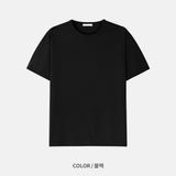 LMN モダンクラシックコットンクロップ半袖Tシャツ (5 colors)