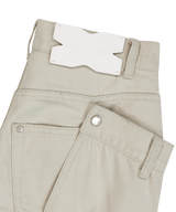 Detachable Button Denim Pants / Beige
