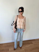 fairy ruffle blouse