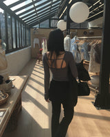 フラワースカートパンツ