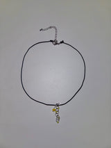 Pierced beads choker (4color)