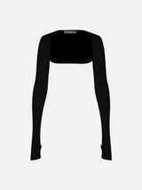 RIBBED BOLERO