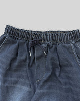 Lace Buckle Wide Cargo Denim
