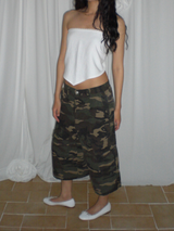 Ripstop camo pants [Beige]