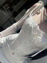 アーゼン ストラップ レーストップ (white)