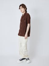 CROPPED WIDE CARGO PANTS