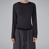 [Metzia] Raglan Layered Long-Sleeve T-Shirt - 3 Colors