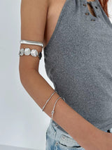 4type mixed silver bangle SET