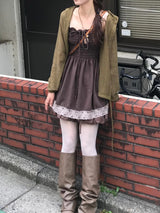 タマサマーフーディーカーディガン