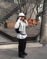 フリルレイヤードノースリーブ