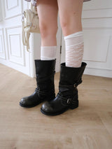 lace half leg warmer