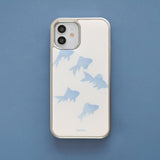 (Basic)Silver Bumper Case_Blue Fish