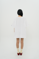 SEAHORSE BOXY TEE _ WHITE