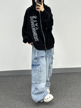 D-Ring Long Denim Pants