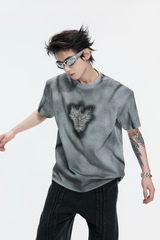 Spray Dyed Padded T-Shirt