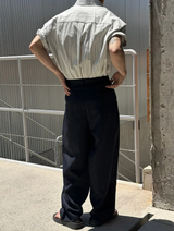[S/S] マルチストライプハーフシャツ(2color)