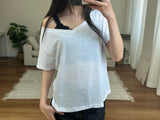 ルーズⅤネックTEE