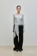 Fold Cargo Pants_Black