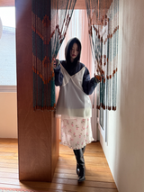 boxy raglan crop sweatshirt 
