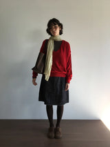 Suit Twill Denim Skirt (1color)