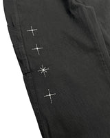Stellon Cross Embroidery Balloon Pants