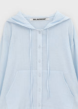 [MADE] Yulia Loose-Fit Sheer Hooded Cardigan