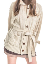 MELLOW KNIT CARDIGAN [IVORY]