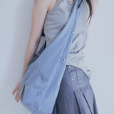 rivet cross bag (blue green)