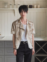 26SS★ [PLAN MADE] ブレーキカットオフナポレオンジャケット
