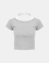 ネラホルターレイヤードTシャツ