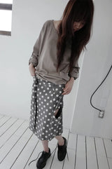 tied dot skirt (2c)