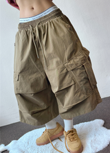 Uphill Cargo Cotton Parachute Balloon Bermuda  3 Color 