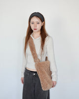 Teddy fluffy big bag _ camel