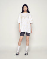 25FW ダーティーウォッシュド半袖Tシャツ ホワイト