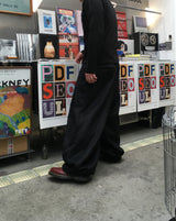 No.1582 wool 70 セットダートワイドスラックス (3color)
