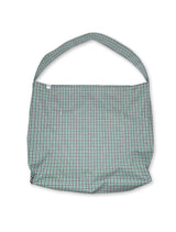 Reverse Logo Check Bag / Green