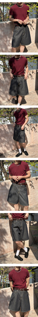 [S/S] Bonding muscle half knit ta-shirts(10color)