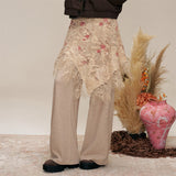 Layered Shirring Pleats Skort