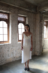 Lisha wrap sleeveless (white)