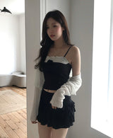 s/s wavy bolero wrap cd