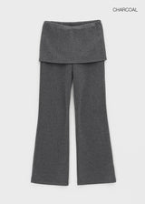 [MADE] Etia Fleece Banding Skirt Pants