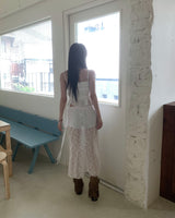 Rose long skirt
