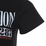 8287 Limitedition Short Sleeve Crop Tee (Black)