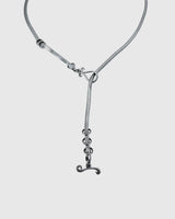 Flat round necklace