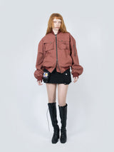Ripstop Bomber Jacket (Red)