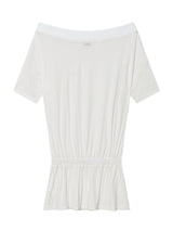 DRAPE BAND OFF SHOULDER TOP(IVORY)