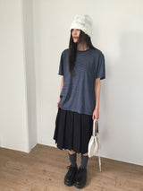 ダメージクルーネックTシャツ(2color)